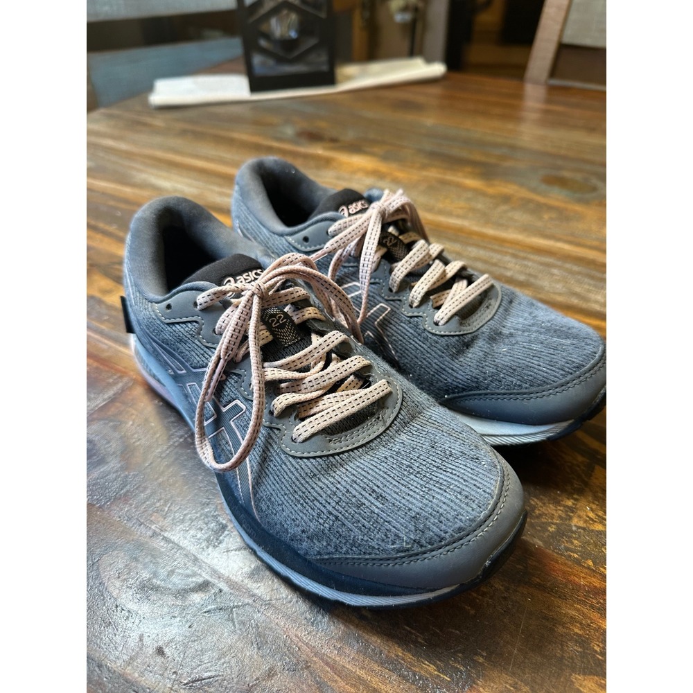 ASICS Gel-Cumulus 22 Womens Running Shoes Grey Pink 1012A769 Size 6.5